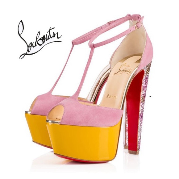 Christian Louboutin Shoes - Christian Louboutin Nenecheritza Multicolor Heels 37.5